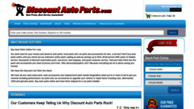 What Discountautoparts.com website looked like in 2020 (3 years ago)