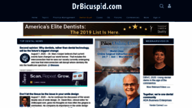 What Drbicuspid.com website looked like in 2020 (4 years ago)