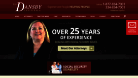 What Dansbylaw.com website looked like in 2020 (3 years ago)