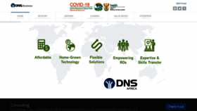 What Dnservices.co.za website looked like in 2020 (3 years ago)