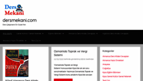 What Dersmekani.com website looked like in 2020 (3 years ago)