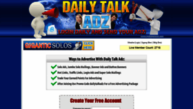 What Dailytalkadz.com website looked like in 2020 (3 years ago)