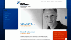 What Dr-anrich.de website looked like in 2020 (3 years ago)