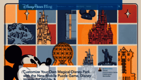 What Disneyparksblog.com website looked like in 2020 (3 years ago)