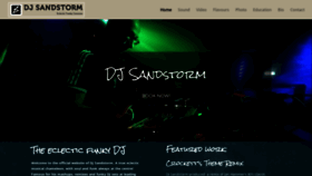 What Djsandstorm.com website looked like in 2020 (3 years ago)