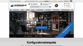 What Deinmasstisch.de website looked like in 2020 (3 years ago)