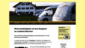 What Dulipphof.de website looked like in 2020 (3 years ago)