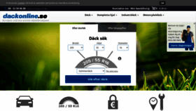 What Dackonline.se website looked like in 2020 (3 years ago)