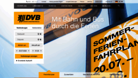What Dvb.de website looked like in 2020 (3 years ago)