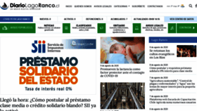 What Diariolagoranco.cl website looked like in 2020 (3 years ago)