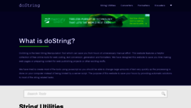 What Dostring.com website looked like in 2020 (3 years ago)