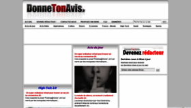 What Donnetonavis.fr website looked like in 2020 (3 years ago)