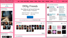What Ddlgfriends.com website looked like in 2020 (3 years ago)