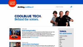 What Devblog.coolblue.nl website looked like in 2020 (3 years ago)