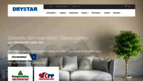 What Drystar.cz website looked like in 2020 (3 years ago)