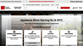 What Designerappliances.com website looked like in 2020 (3 years ago)