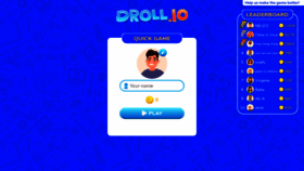 What Droll.io website looked like in 2020 (3 years ago)