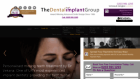 What Dentalimplantgroup.co.uk website looked like in 2020 (3 years ago)
