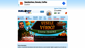 What Duelovky.cz website looked like in 2020 (3 years ago)