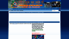 What Dongtrieu.edu.vn website looked like in 2020 (5 years ago)