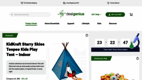 What Dealgenius.com website looked like in 2020 (3 years ago)