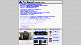 What Duckware.com website looked like in 2020 (3 years ago)
