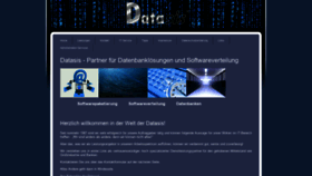 What Datasis.de website looked like in 2020 (3 years ago)