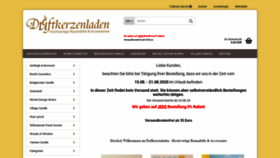 What Duftkerzenladen.de website looked like in 2020 (3 years ago)