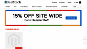 What Dealstock.com website looked like in 2020 (3 years ago)