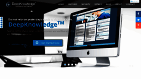 What Deepknowledge.io website looked like in 2020 (3 years ago)