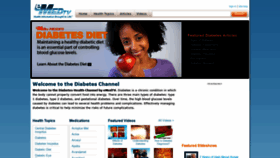 What Diabetes.emedtv.com website looked like in 2020 (3 years ago)