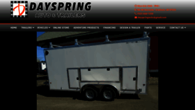 What Dayspringauto.com website looked like in 2020 (3 years ago)