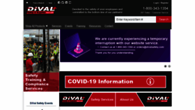 What Divalsafety.com website looked like in 2020 (3 years ago)