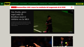 What Depor.com website looked like in 2020 (3 years ago)