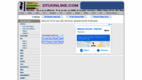 What Dtuonline.com website looked like in 2020 (3 years ago)
