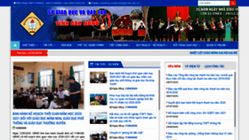 What Daknong.edu.vn website looked like in 2020 (3 years ago)