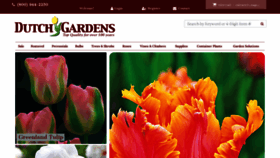 What Dutchgardens.com website looked like in 2020 (3 years ago)