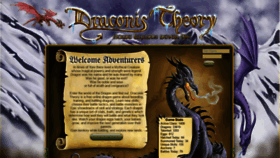 What Draconistheory.com website looked like in 2020 (3 years ago)
