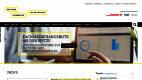 What Deutsche-fachpresse.de website looked like in 2020 (3 years ago)