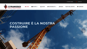 What Defrancescocostruzioni.com website looked like in 2020 (3 years ago)