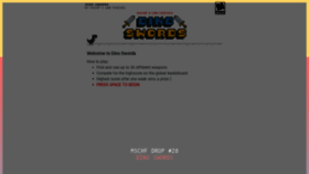 What Dinoswords.gg website looked like in 2020 (3 years ago)