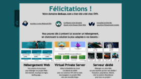 What Deskaas.com website looked like in 2020 (3 years ago)