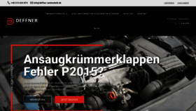 What Deffner-autotechnik.de website looked like in 2020 (3 years ago)