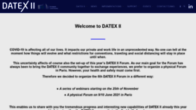 What Datex2.eu website looked like in 2020 (3 years ago)