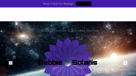 What Debbiesolaris.com website looked like in 2020 (3 years ago)