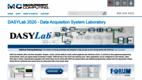 What Dasylab.com website looked like in 2020 (3 years ago)