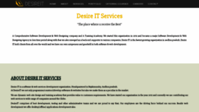 What Desireit.in website looked like in 2020 (3 years ago)