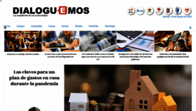 What Dialoguemos.ec website looked like in 2020 (3 years ago)