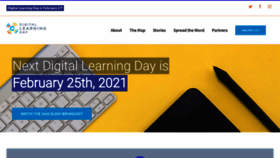 What Digitallearningday.org website looked like in 2020 (3 years ago)