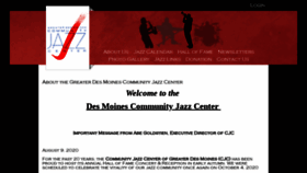 What Dmcommunityjazzcenter.org website looked like in 2020 (3 years ago)